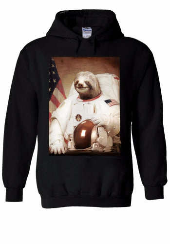 Spaceman Sloth Astronaut  Hoodie